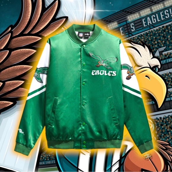 💎ViNTaGe💎 Philadelphia Eagles Fanimation Jacket 🧥 - Picture 2 of 2